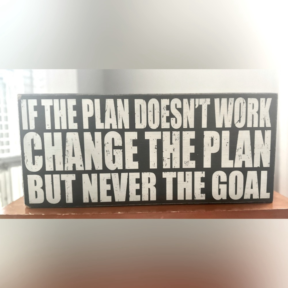 Wood sign